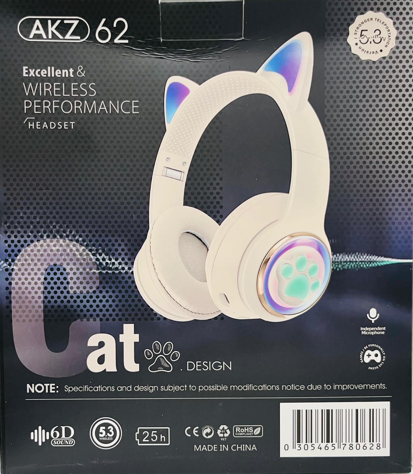 AKZ62 Cat Ear Kids Bluetooth Headphone Secondary image