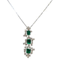 Emerald Diamond Necklace