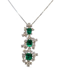 Emerald Diamond Necklace