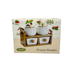 Condiment Container-4pcs/2 Tiers