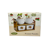 Condiment Container-4pcs/2 Tiers