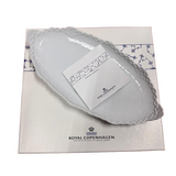 Royal Copenhagen Half Lace side Plate, 24cm x 12cm