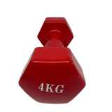 Dumbbell-Vinyl/Assorted Colours 4KG