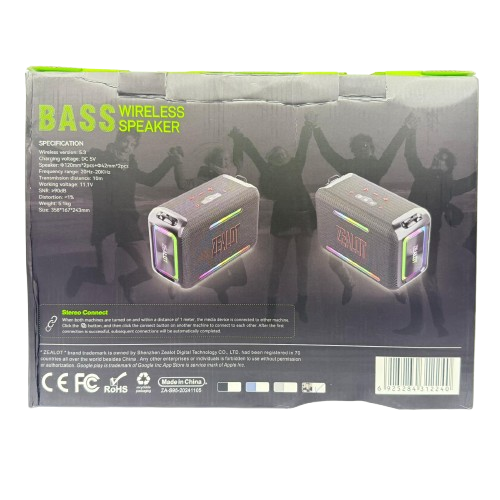 Portable Speaker-Rectangular/120W/Zealot