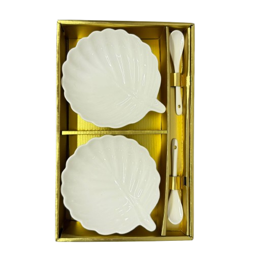 Snack Bowl With Spoons-2pcs
