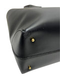 Tods Tote Handbag Leather Medium Black