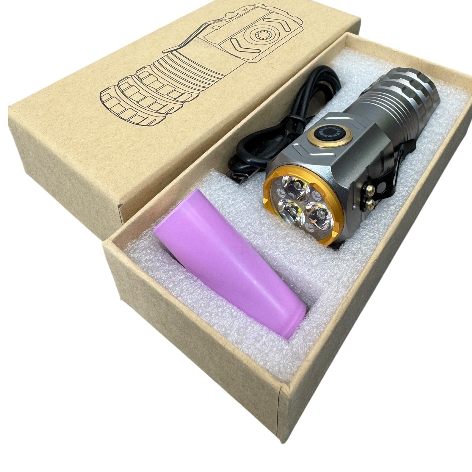 Torchlight w/ Clip Super Bright Q07 Secondary image