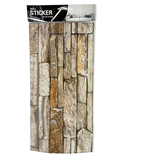 Wall Sticker- 60 x 30cm /Brick and Puffy Main image
