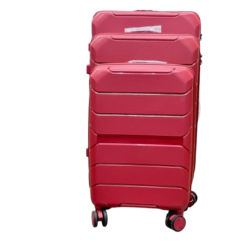 Luggage Set-3pc/Red Secondary image