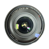CARL ZEISS 21mm ZE f/2.8 Lens (Canon EF Mount)