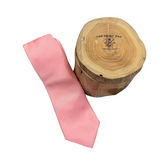 The Shirt Bar Solid Pink Powder Woven Necktie ,Size 7cm