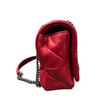 Saint Laurent Paris Red Leather Small Jamie Shoulder Bag