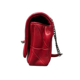 Saint Laurent Paris Red Leather Small Jamie Shoulder Bag