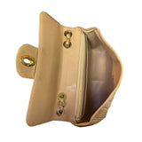 Chanel Vintage Beige Caviar Jumbo Classic Mademoiselle Flap Bag