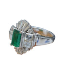 Emerald Diamond Ring
