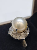 South sea Pearl & Diamond Ring