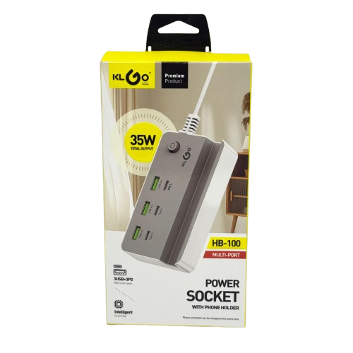 Power Socket 3 USB 3 Type C HB100