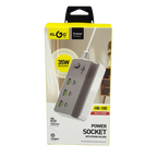 Power Socket 3 USB 3 Type C HB100