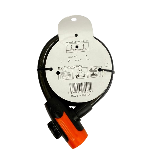 Bike Lock Silver 1.2 Key Secondary image