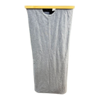 Laundry Bag W Wood Trim 40X33X75