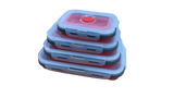 Lunch Container 4PC Nesting Collapsible L5