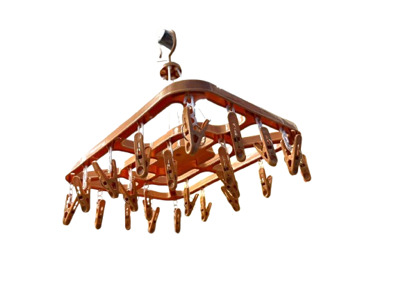 Multi-Peg Rectangular Clothes Hanger Secondary image