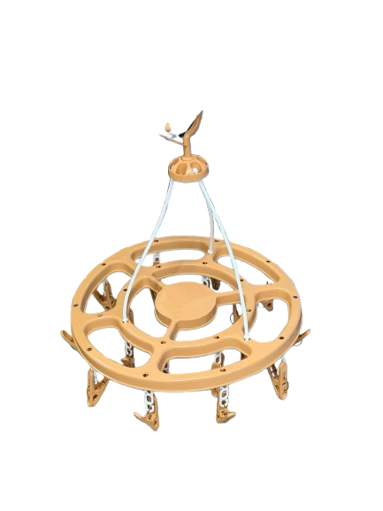 Round Clothes Clip Dryer with Pegs Main image