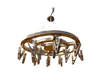 Round Clothes Clip Dryer with Pegs