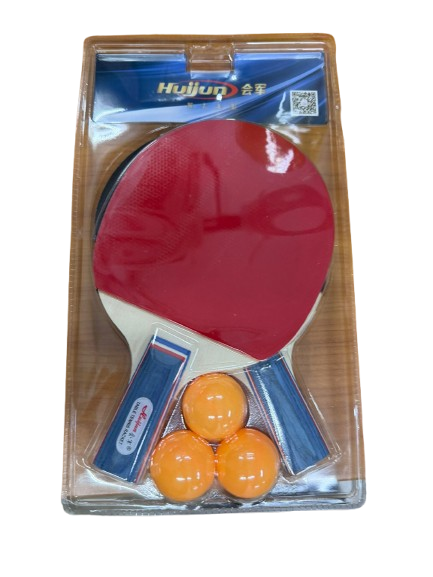 Table Tennis Bat Set – Pair + 3 Balls (Blister Pack, HJ L105) Secondary image