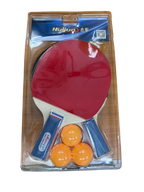 Table Tennis Bat Set – Pair + 3 Balls (Blister Pack, HJ L105)
