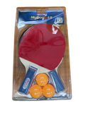 Table Tennis Bat Set – Pair + 3 Balls (Blister Pack, HJ L105)