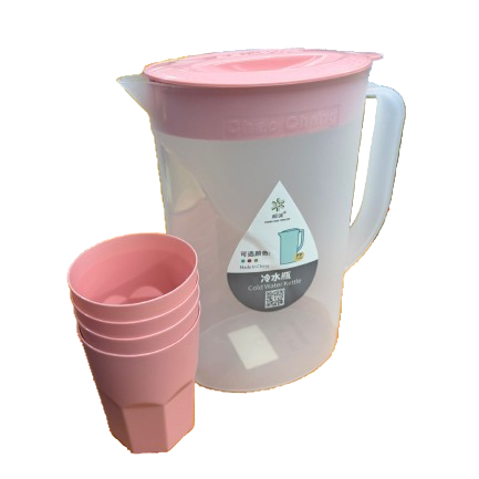 2L Water Jug with 4 Cups (Model 6034) Secondary image
