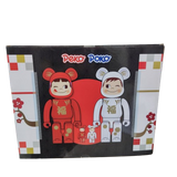 MEDICOM TOY BE@RBRICK Daruma Peko-chan & Poco-chan 100% & 400% Action Figure