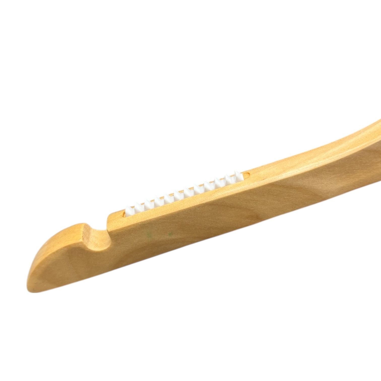 Quality Wooden Hanger with Rubber Stopper at the sides 38cm
