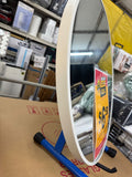 Round Metal Frame White Color Wall Mirror 59CM