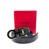 Salvatore Ferragamo Gancini Leather Belt, Belt Length 105cm