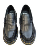 Black Leather Loafers