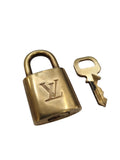 LOUIS VUITTON PADLOCK-GOLD WITH KEY