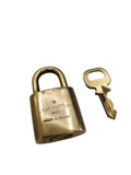 LOUIS VUITTON PADLOCK-GOLD WITH KEY