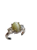 Chrysoberyl Catseye Diamond Ring