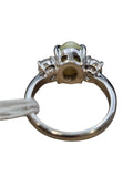 Chrysoberyl Catseye Diamond Ring