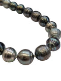 Black Baroque Pearl Necklace