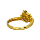 18k Yellow Gold Diamond Ring