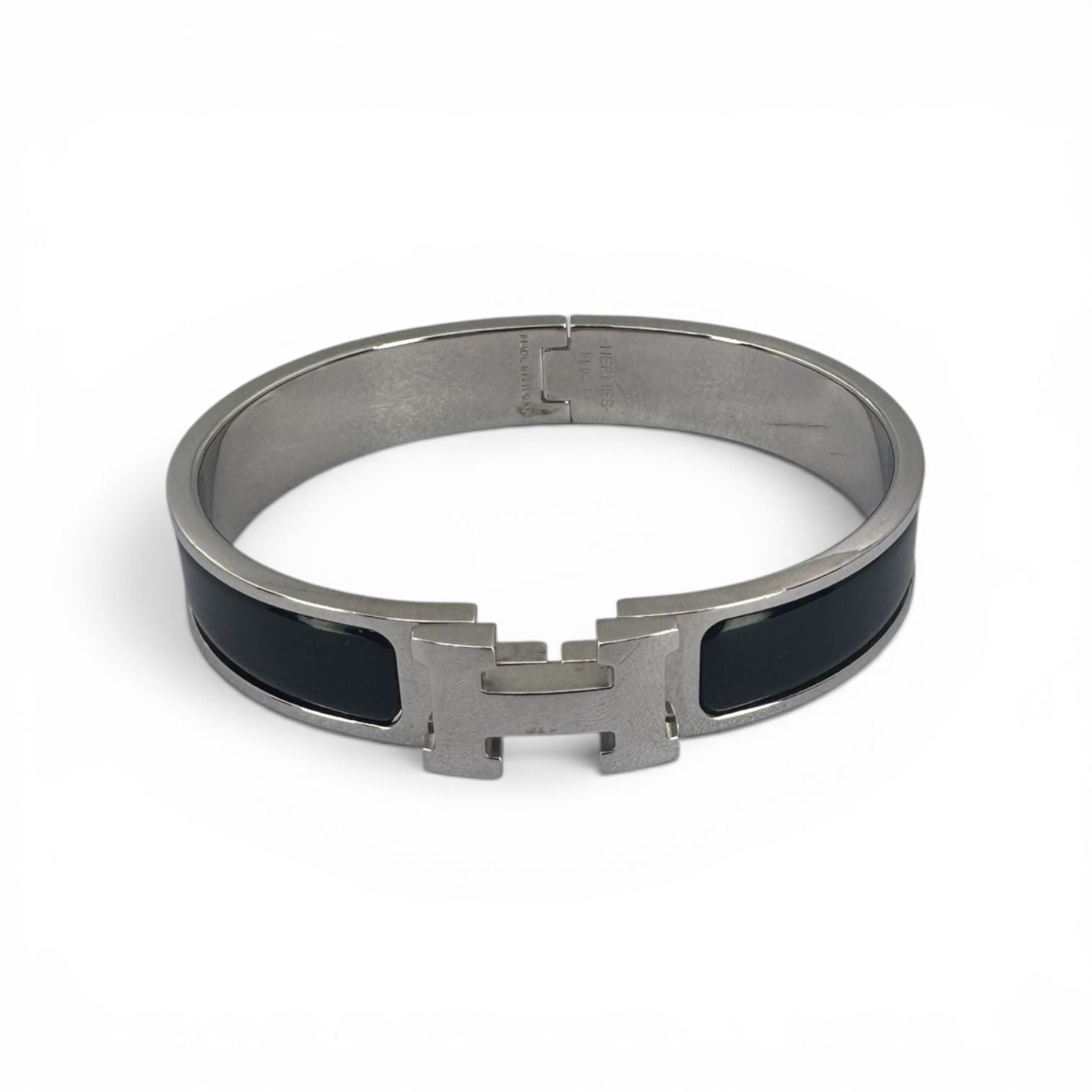 Hermes H700001FP01GM Clic H Laiton Finition Palladiee Noir Gm Gm n2014 Secondary image