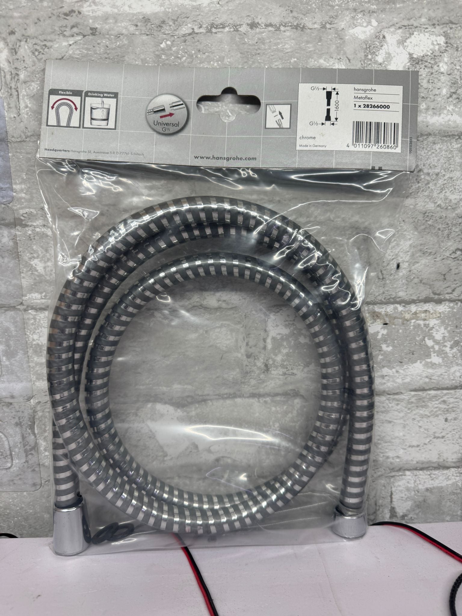 Hansgrohe 28266000 Brausenschlauch Metaflex C 1600mm