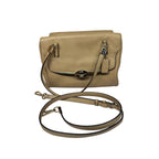 Coach J1394 Tote Beige Leather Bag
