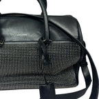Saint Laurent Paris Saint Laurent Black Leather Duffel Bag