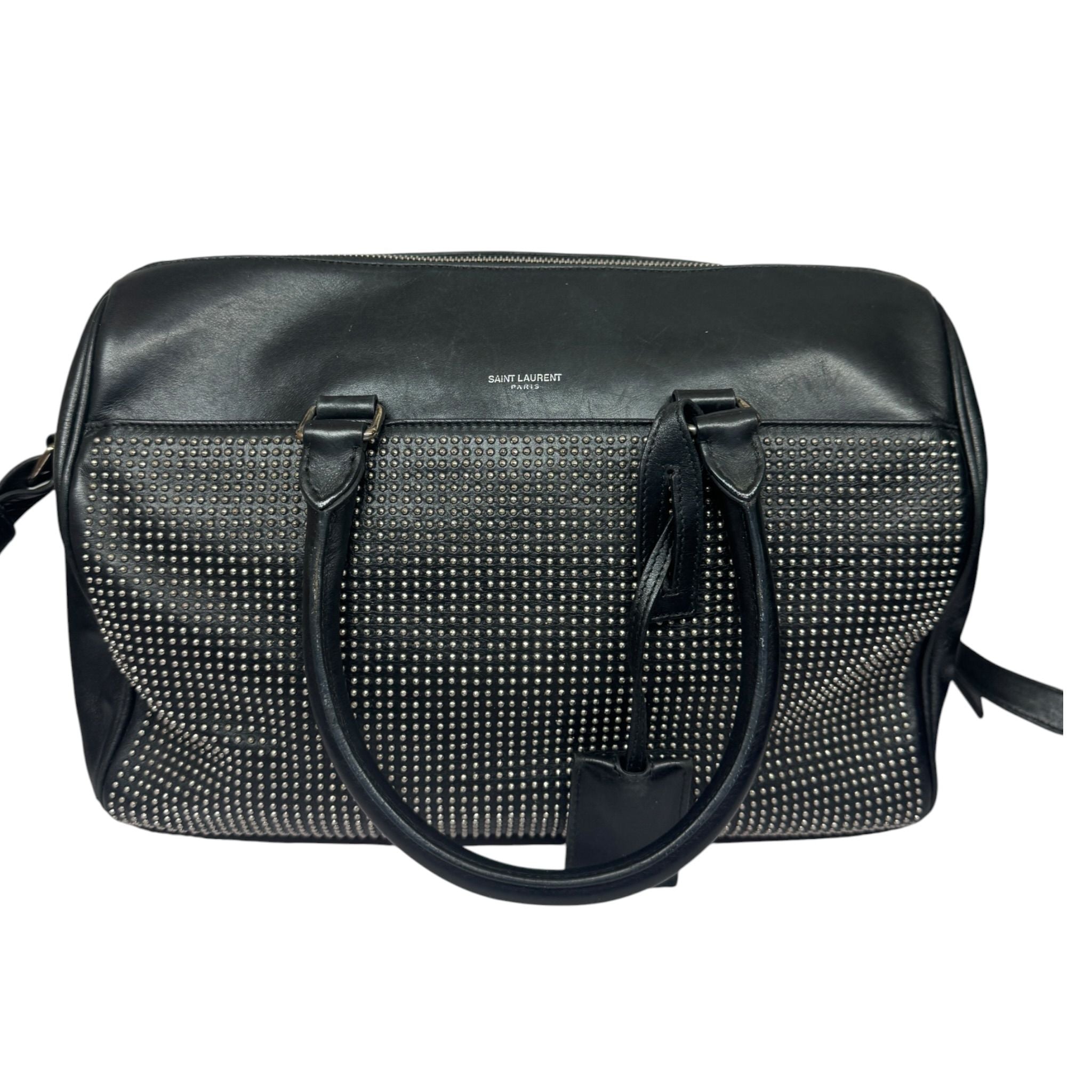 Saint Laurent Paris Saint Laurent Black Leather Duffel Bag Secondary image