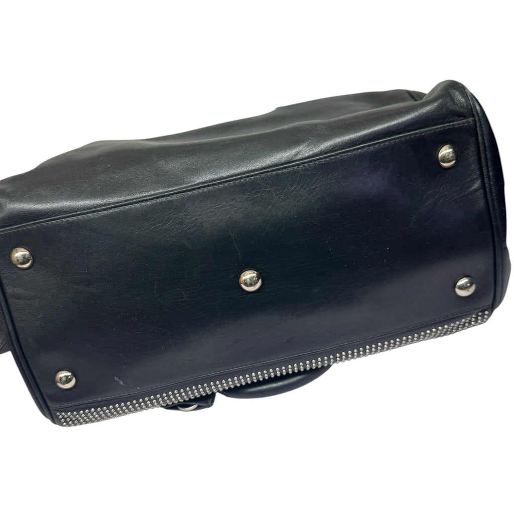 Saint Laurent Paris Saint Laurent Black Leather Duffel Bag