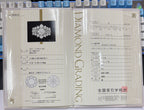 Diamond Ring Pt900 With Certificate